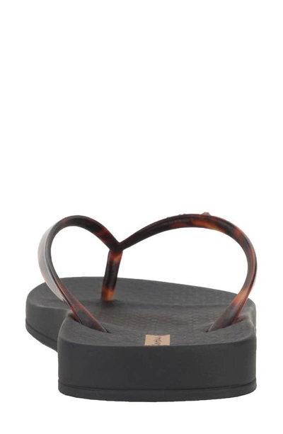 Ipanema Ana Flip Flop In Black/ Clear