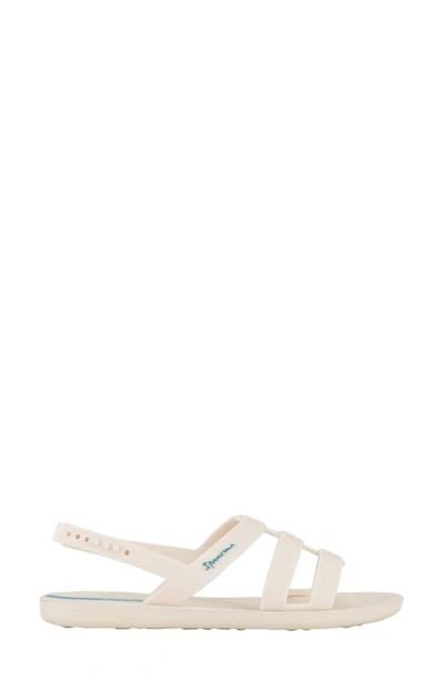 Ipanema Style Slip-on Slingback Fisherman Sandals In Ivory