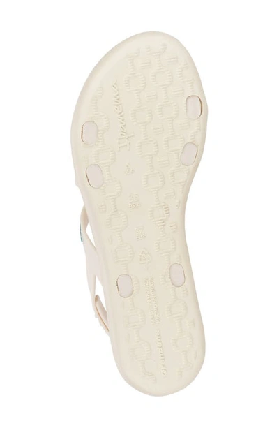 Ipanema Style Slip-on Slingback Fisherman Sandals In Ivory