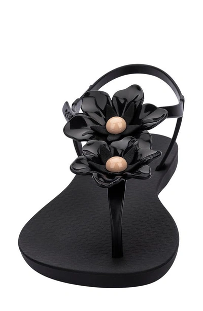 Shop Ipanema Flowers Sandal In Black