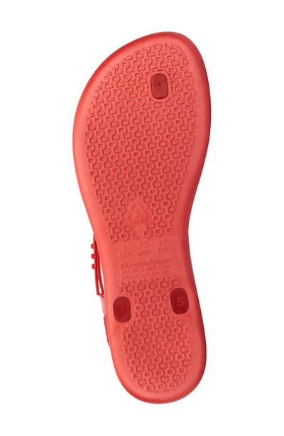Ipanema Class Duo Flower Fem Sandals In Red