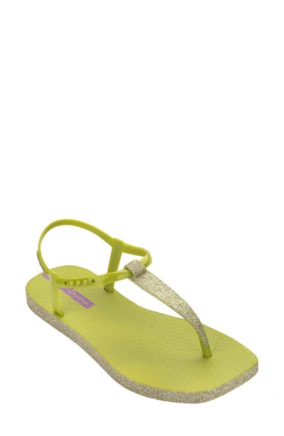 Shop Ipanema Glitter Sandal In Green/ Glitter Green