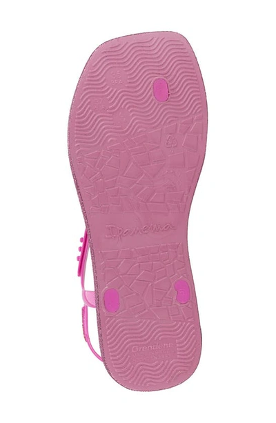 Shop Ipanema Glitter Sandal In Pink/ Glitter Pink