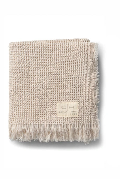 Shop Domani Home Waffle Muslin Baby Blanket In Cream