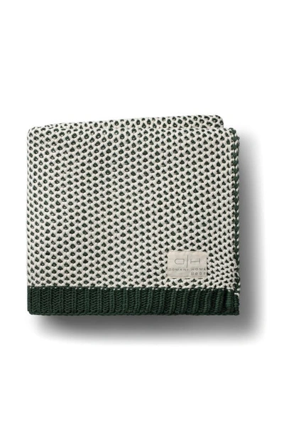 Shop Domani Home Honeycomb Baby Blanket In Forest