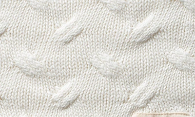 Shop Domani Home Waves Knit Baby Blanket In Cream