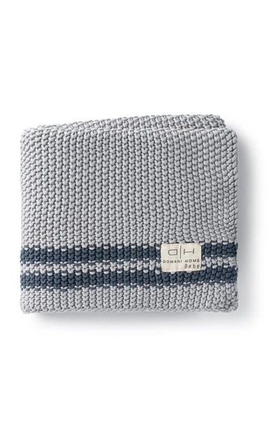 Shop Domani Home Marici Baby Blanket In Cool/ Blue