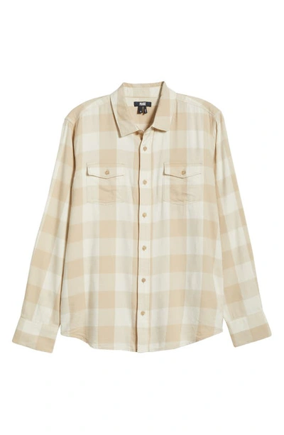 Shop Paige Everett Plaid Flannel Button-up Shirt In Sunny Morning