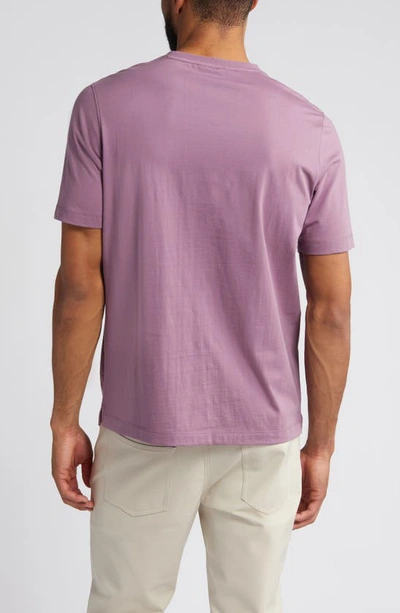 Shop Scott Barber Pima Cotton T-shirt In Grape