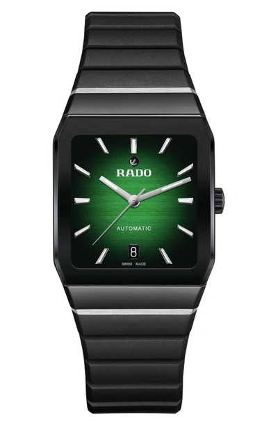 Shop Rado Anatom Automatic Bracelet Watch, 32.5mm In Green