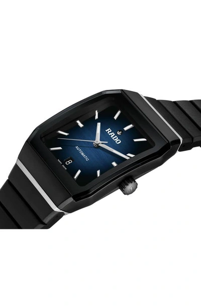 Shop Rado Anatom Automatic Bracelet Watch, 32.5mm In Black/ Blue