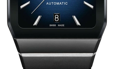 Shop Rado Anatom Automatic Bracelet Watch, 32.5mm In Black/ Blue