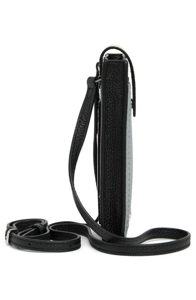 Marc Jacobs Leather Phone Crossbody Bag In Marshmallow Multi