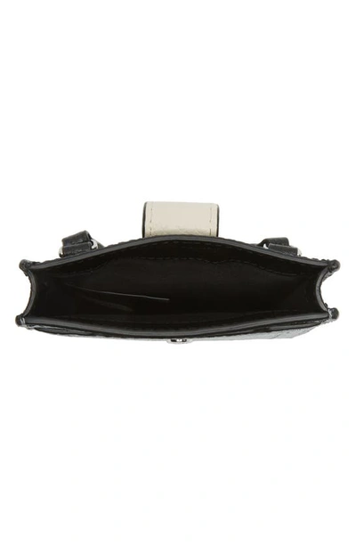 Marc Jacobs Leather Phone Crossbody Bag In Marshmallow Multi