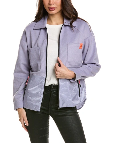Shop Bogner Vany Wool-blend Jacket In Purple