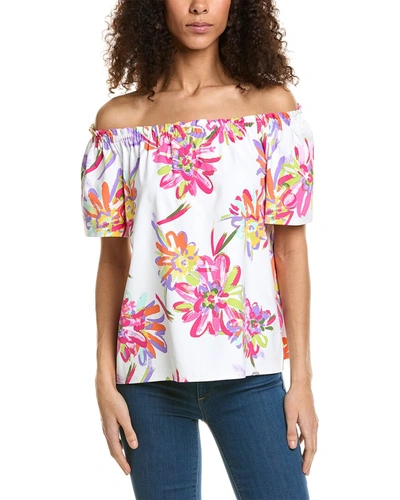 Shop Jude Connally Georgia Off The Shoulder Top In White
