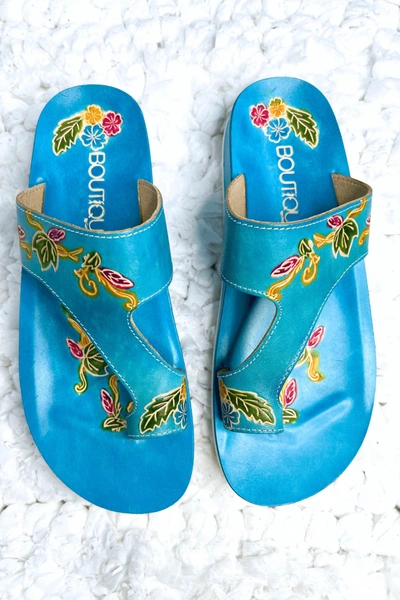 Shop Corkys Footwear Eden Sandals In Turquoise In Blue