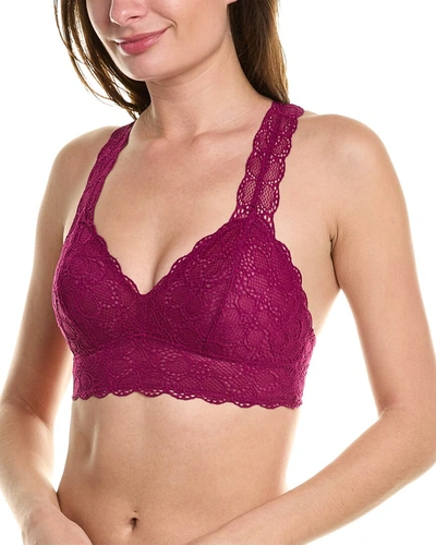 Shop Dkny Superior Lace Bralette In Red
