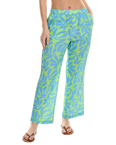 Shop Solid & Striped The Avril Linen-blend Pant In Multi