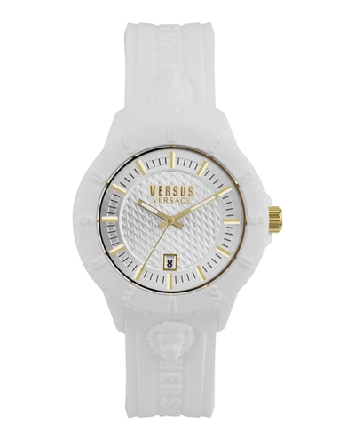 Versus Tokyo Silicone Watch In Silver
