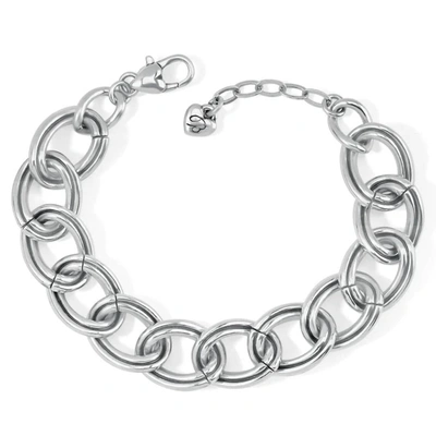 Shop Brighton Interlok Chain Bracelet In Silver