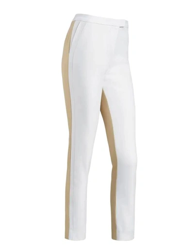 Shop G/fore Colour-blocked Golf Pant In White/beige