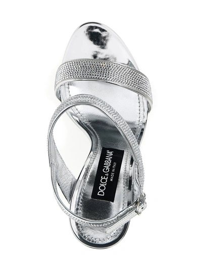 Shop Dolce & Gabbana Kim Dolce &gabbana Sandals Silver