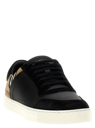 Shop Burberry Stevie Sneakers Black