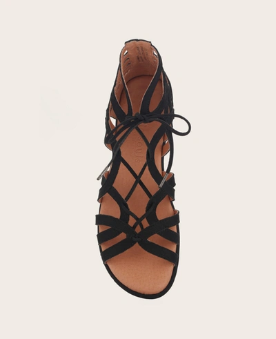 Gentle Souls Break My Heart Gladiator Sandal In Black