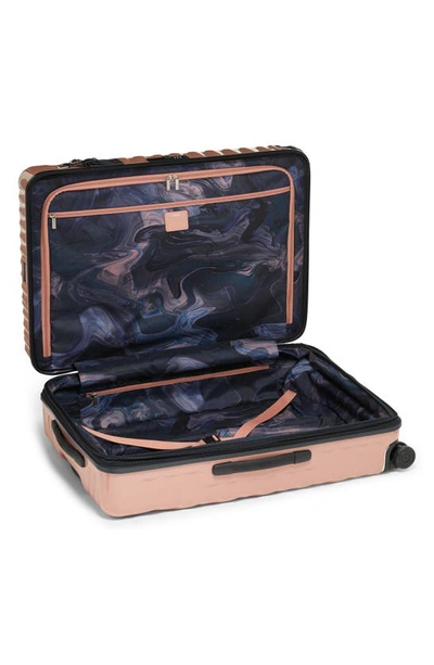 Shop Tumi 31-inch 19 Degrees Extended Trip Expandable Spinner Packing Case In Blush/ Navy Liquid Print