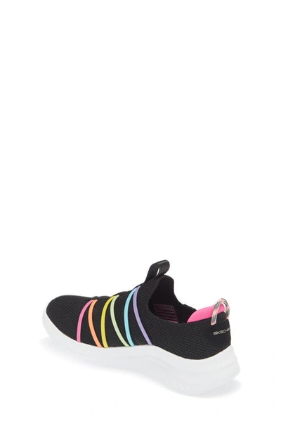 Skechers Ultra Flex 3.0 Sneaker In Black/ Multi