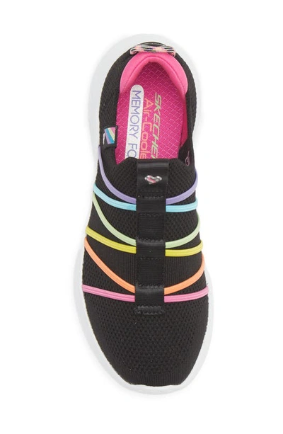 Shop Skechers Ultra Flex 3.0 Washable Sneaker In Black/ Multi