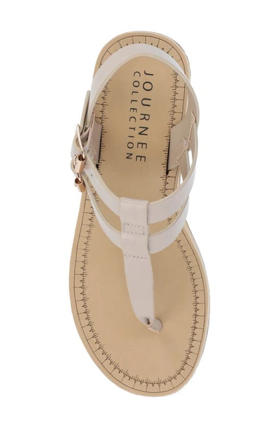 Journee Collection Womens Bianca Wedge Sandals In Taupe