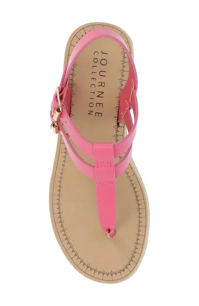 Shop Journee Collection Journee Bianca Wedge Sandal In Pink