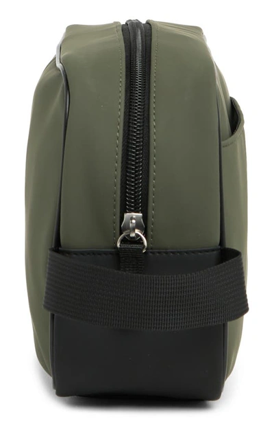 Original Penguin Rubber Zip Top Dopp Kit In Olive