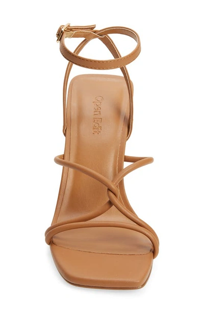Open Edit Reggie Sandal In Tan Mocha