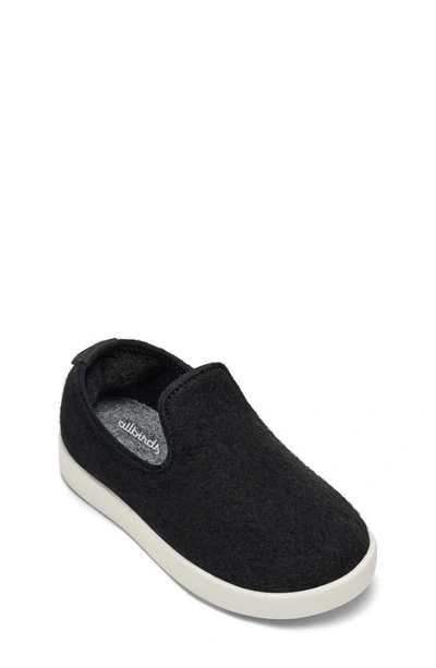 Shop Allbirds Kids' Sm Wool Lounger Sneaker In Natural Black