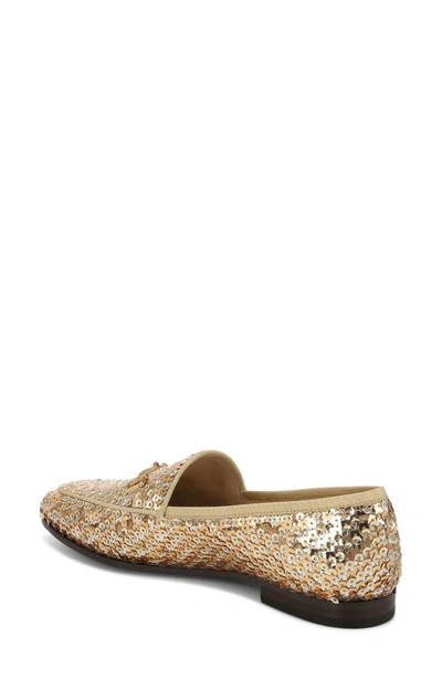 Sam Edelman Loraine Sequined Loafer In Gold In Gold Multi