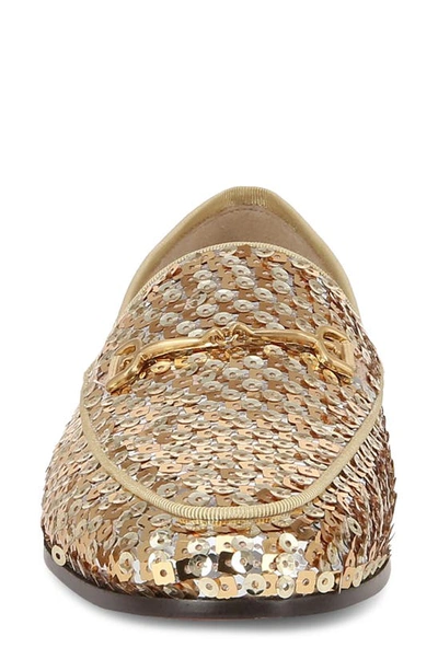 Sam Edelman Loraine Sequined Loafer In Gold In Gold Multi