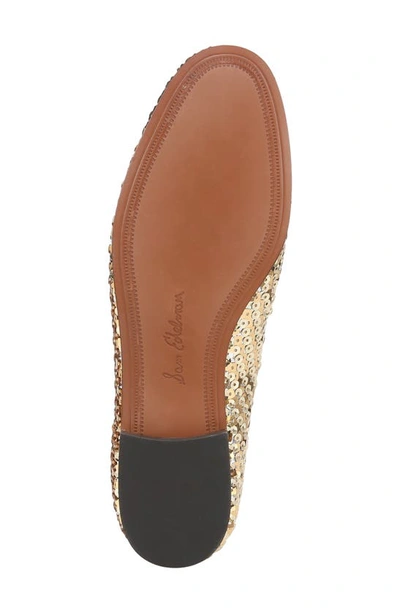 Sam Edelman Loraine Sequined Loafer In Gold In Gold Multi