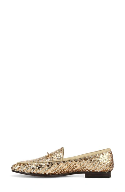 Sam Edelman Loraine Sequined Loafer In Gold In Gold Multi