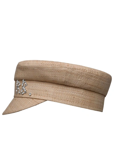 Shop Ruslan Baginskiy Beige Straw Hat
