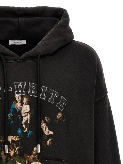 Shop Off-white 'mary Skate' Hoodie In Black