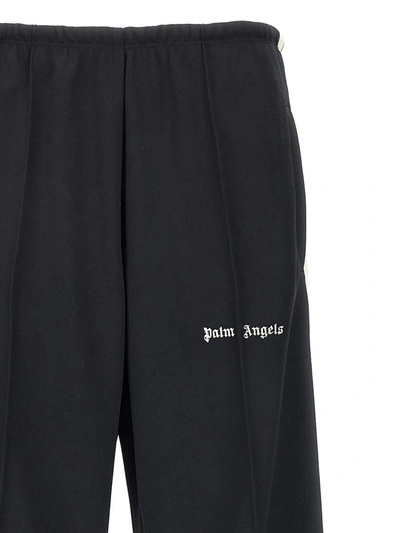 Shop Palm Angels 'classic Logo Track' Joggers In White/black