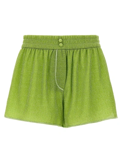 Shop Oseree Oséree 'lumiere' Shorts In Green