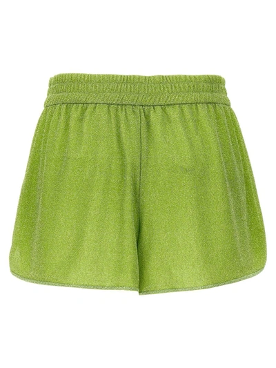 Shop Oseree Oséree 'lumiere' Shorts In Green