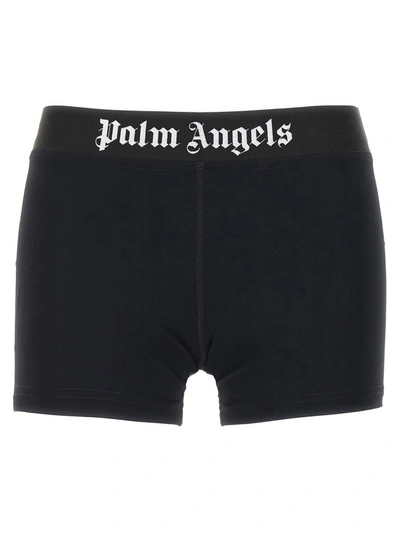Shop Palm Angels 'sport' Shorts In White/black