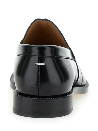 Shop Maison Margiela Tabi Loafers In Black
