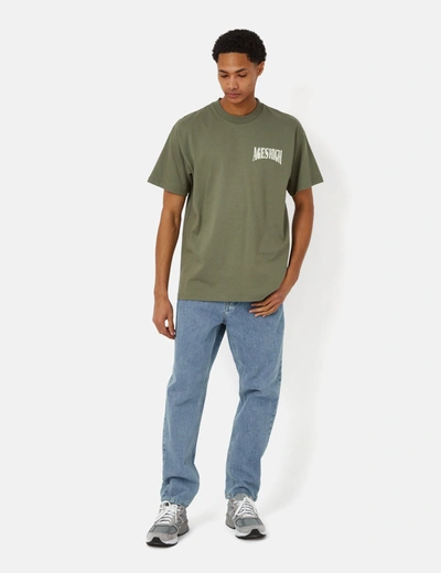 Shop Carhartt -wip Newel Pant (relaxed, Stone Bleached) In Blue