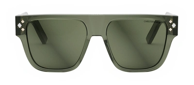 Shop Dior Cddiamond S6i 55c0 Dm40124i 96n Flattop Sunglasses